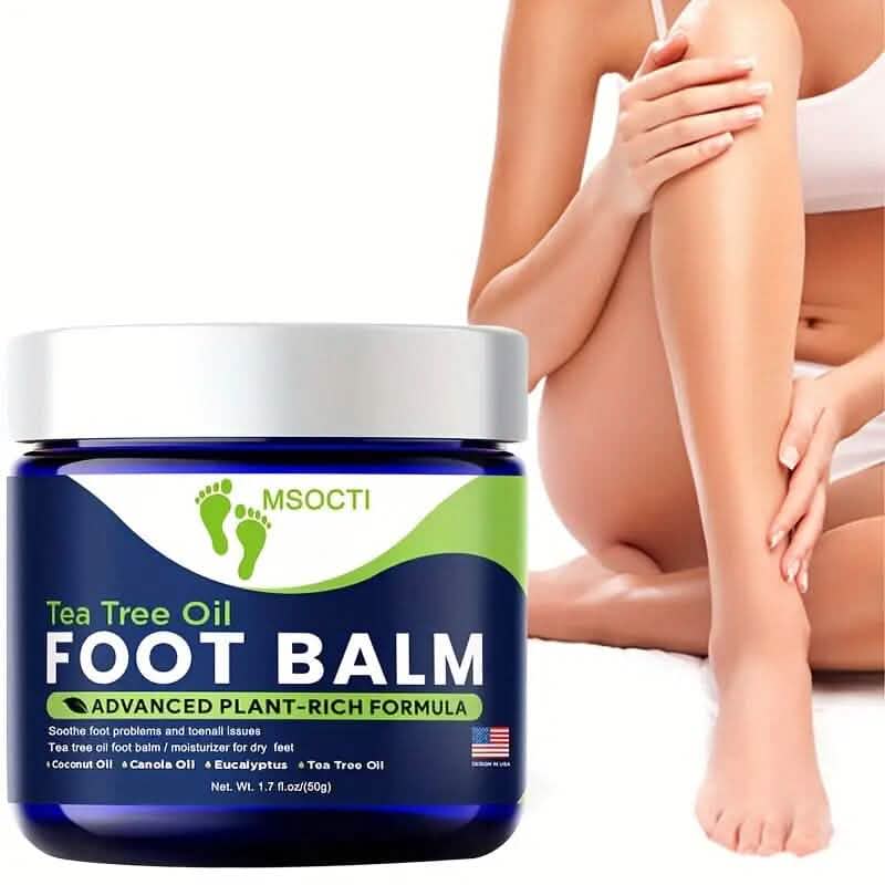 Tea Tree Oil Foot Balm Moisturizer for Dry Feet