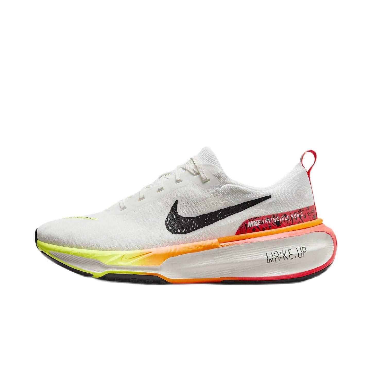 Nike Invincible 3 Mens Road Running Shoes (HF4915-100 White/Bright Crimson/Sail/Black) Size 9