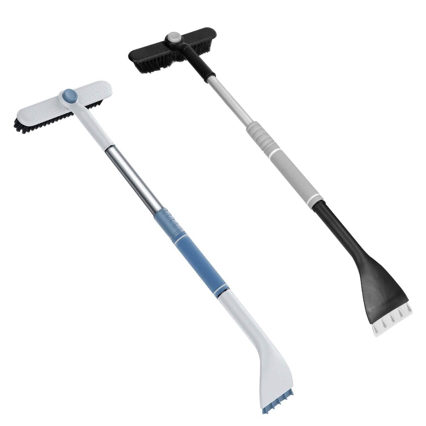 2-in-1 Automobile Snow Shovel Frost Removal with 360° Pivoting Brush Head