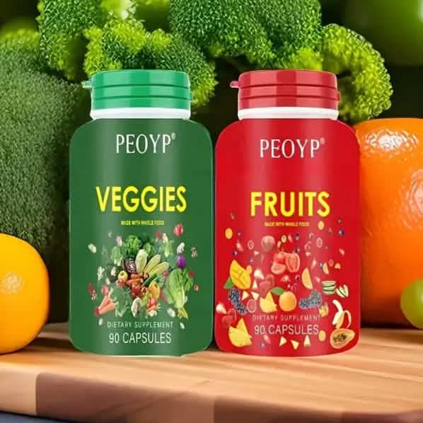 2-Pack: 100% Natural Fruits and Vegetables Supplement