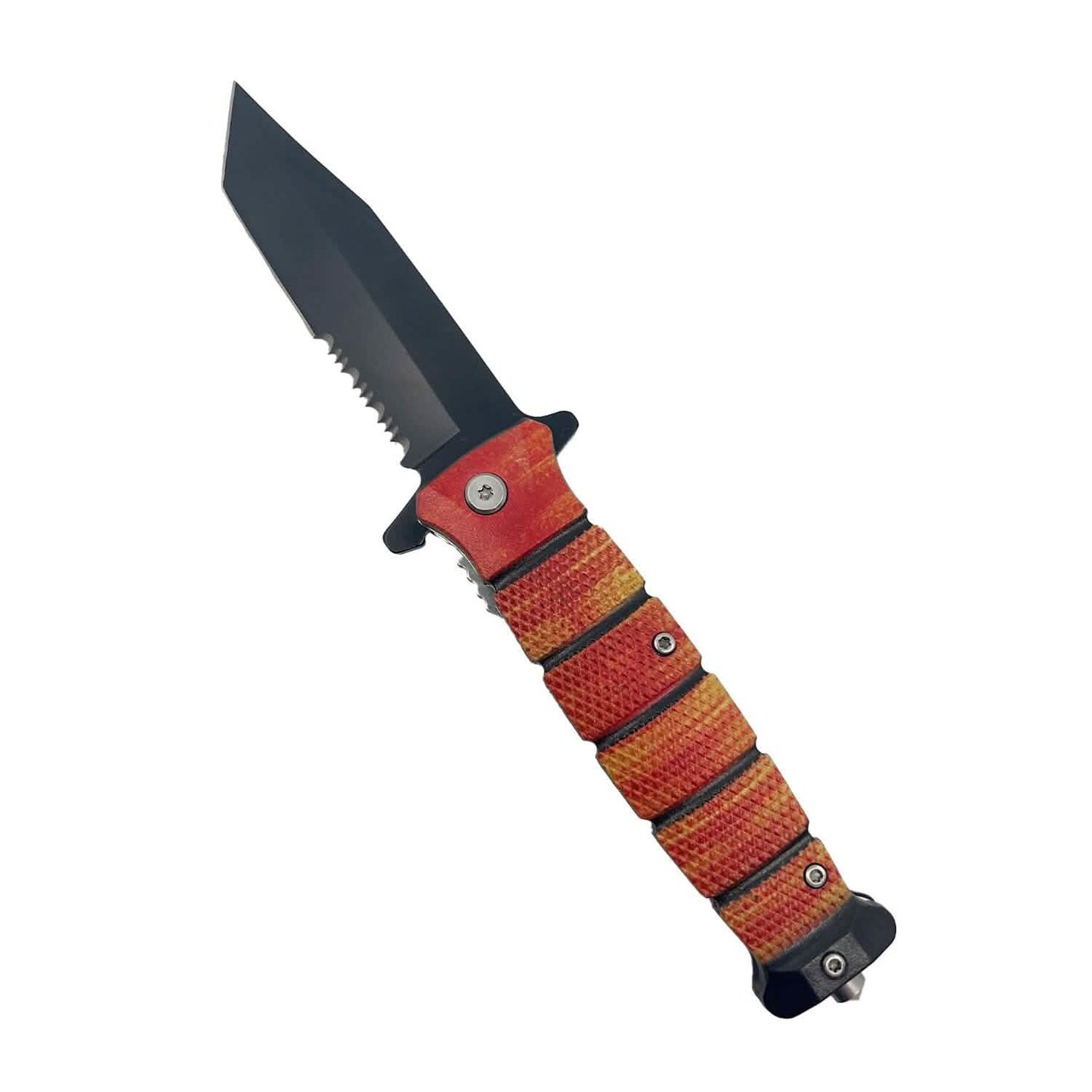 2-Pack: 8.5" Ka-Bar Style Spring Assisted Knife w/ ABS Handle