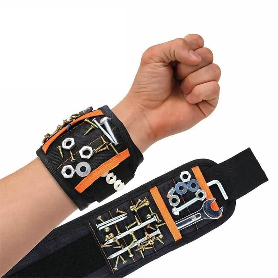 2-Pack: Magnetic Wristband with 15 Strong Magnets