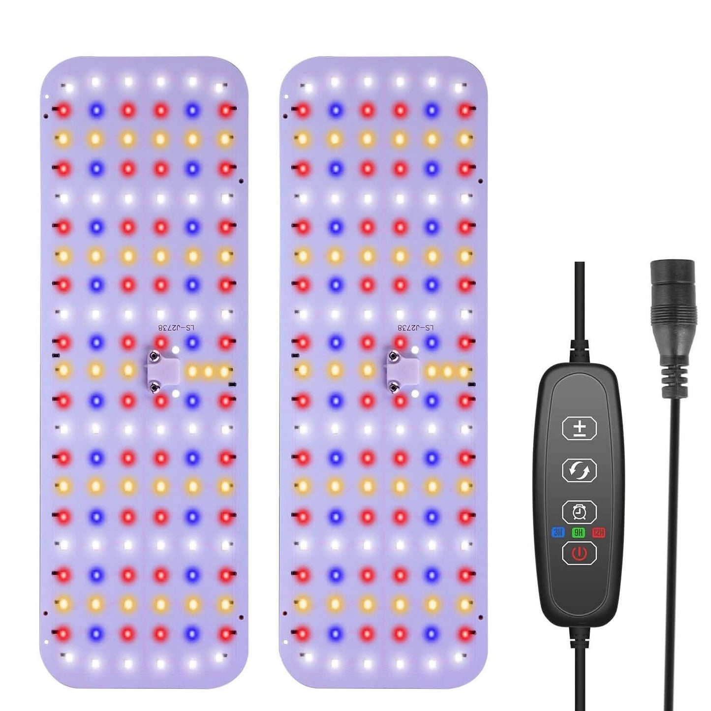 2-Pieces: Ultra-Thin LED Grow Lights for Indoor Plants with 126 LEDs