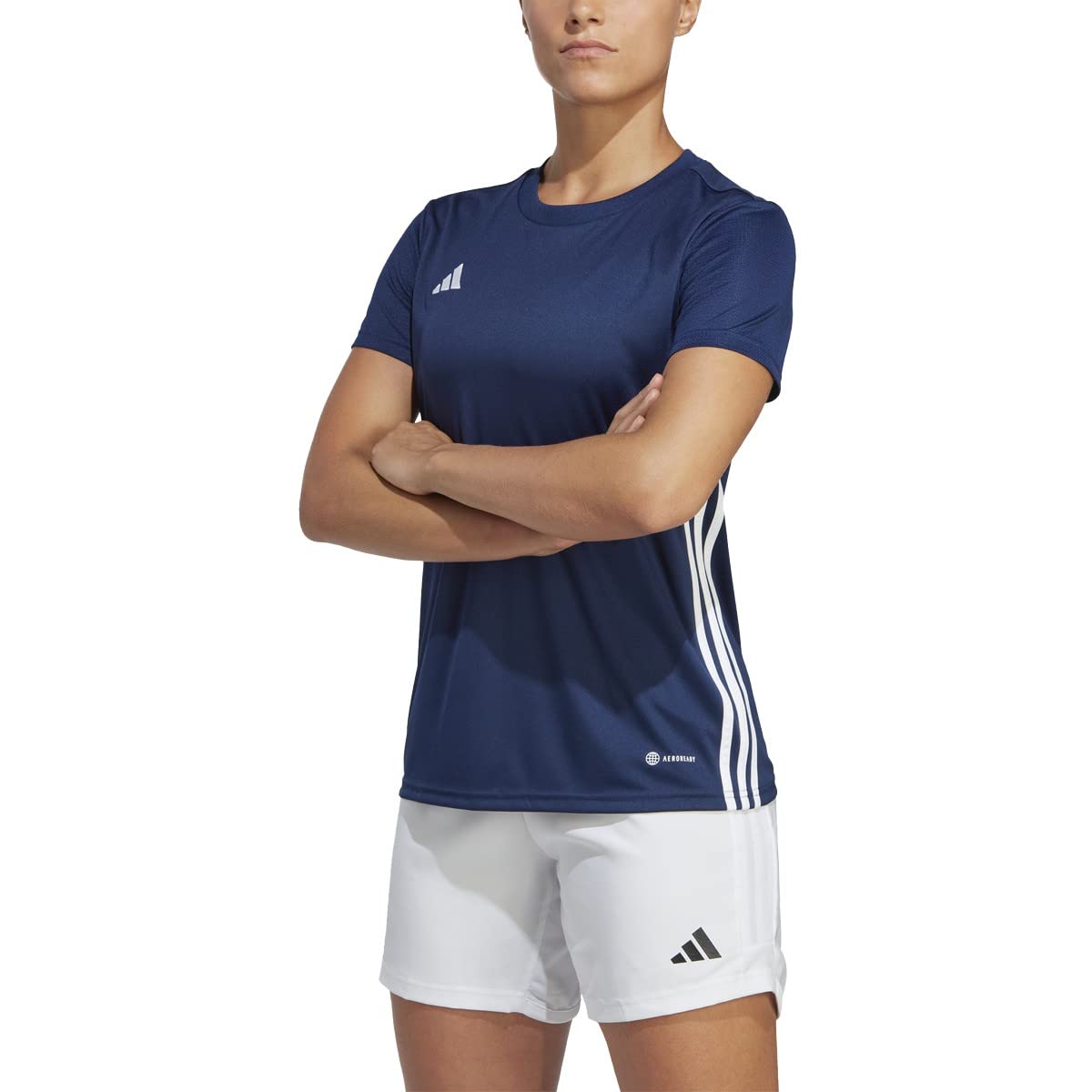adidas Womens Equipo 23 Jersey Team Navy Blue/White X-Large