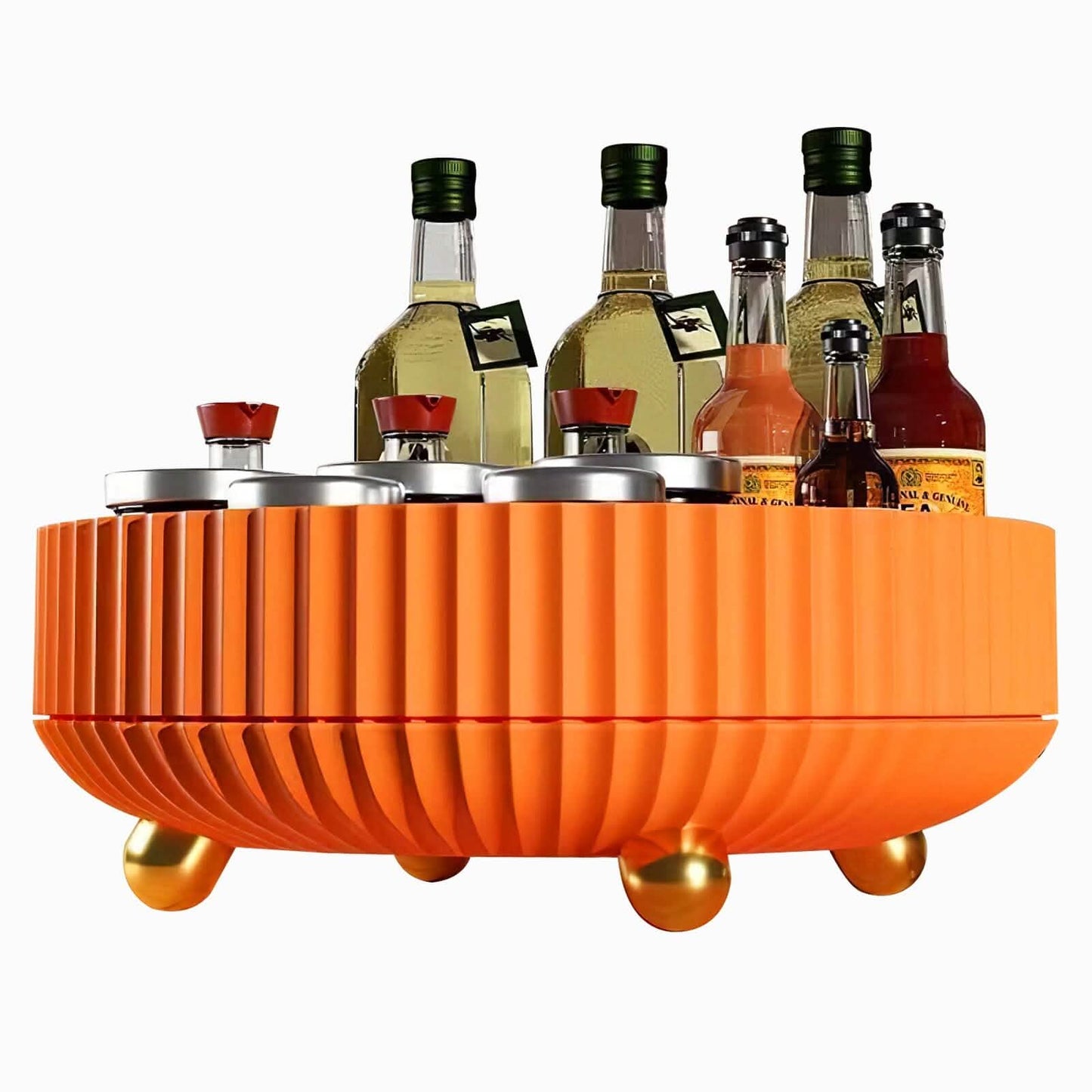 360° Spinning Perfume Cosmetic Storage Tray 22Lbs Load