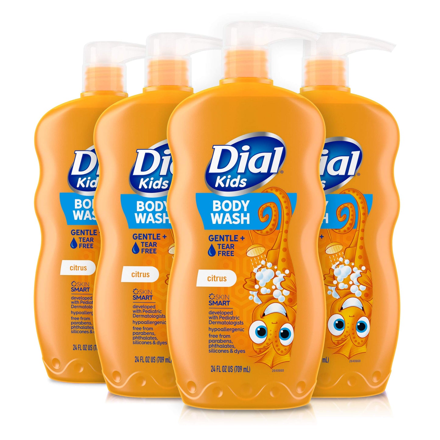 Dial Kids Body Wash Citrus 24 fl oz (Pack of 4)