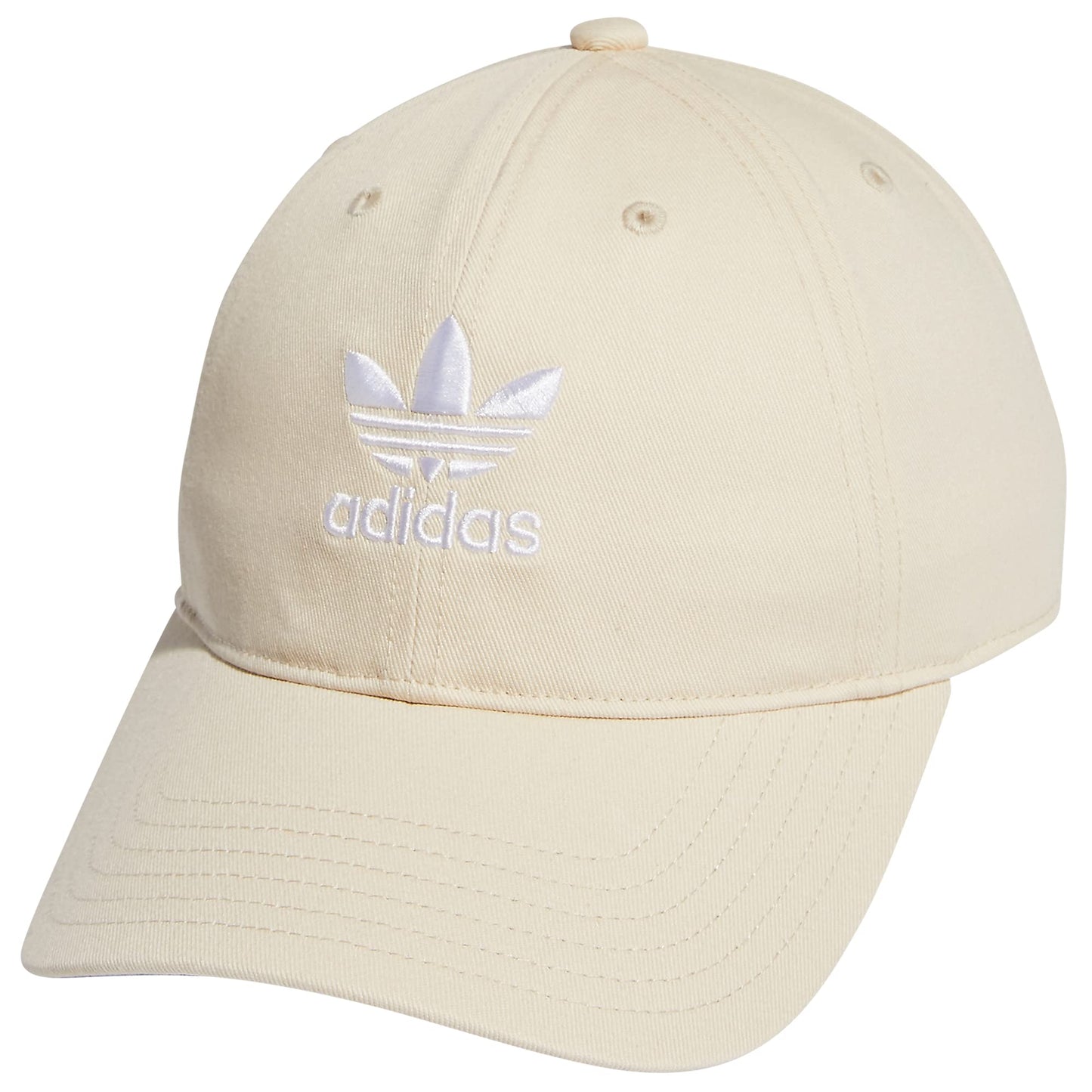 adidas Originals Womens Relaxed Fit Adjustable Strapback Cap Wonder White/White One Size
