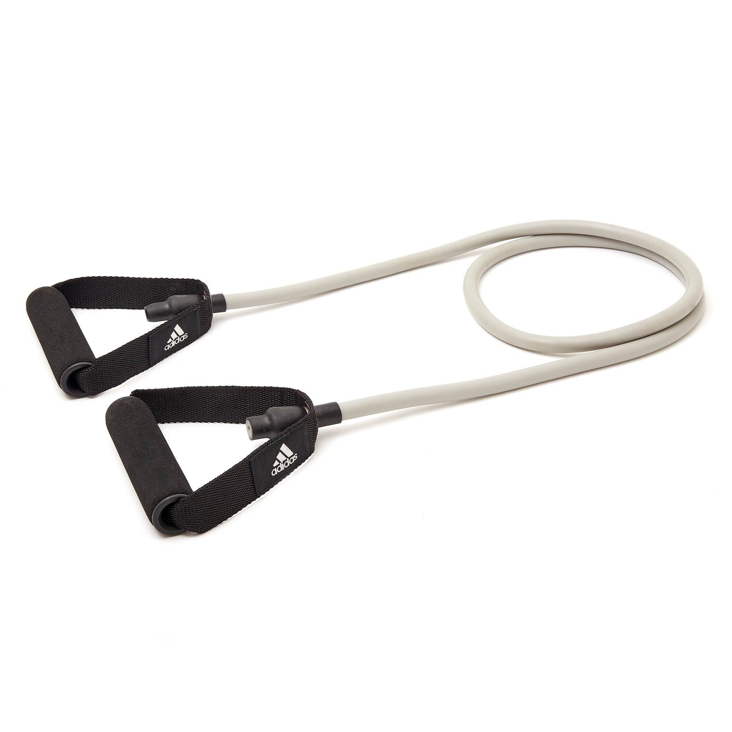 adidas Resistance Bands with Handles - Resistance Tube Level 2 - Ideal for Wide Body Workout and Exercise - Comfort Grip Resistance Band Handles - Perfect for Upper and Lower Body Training