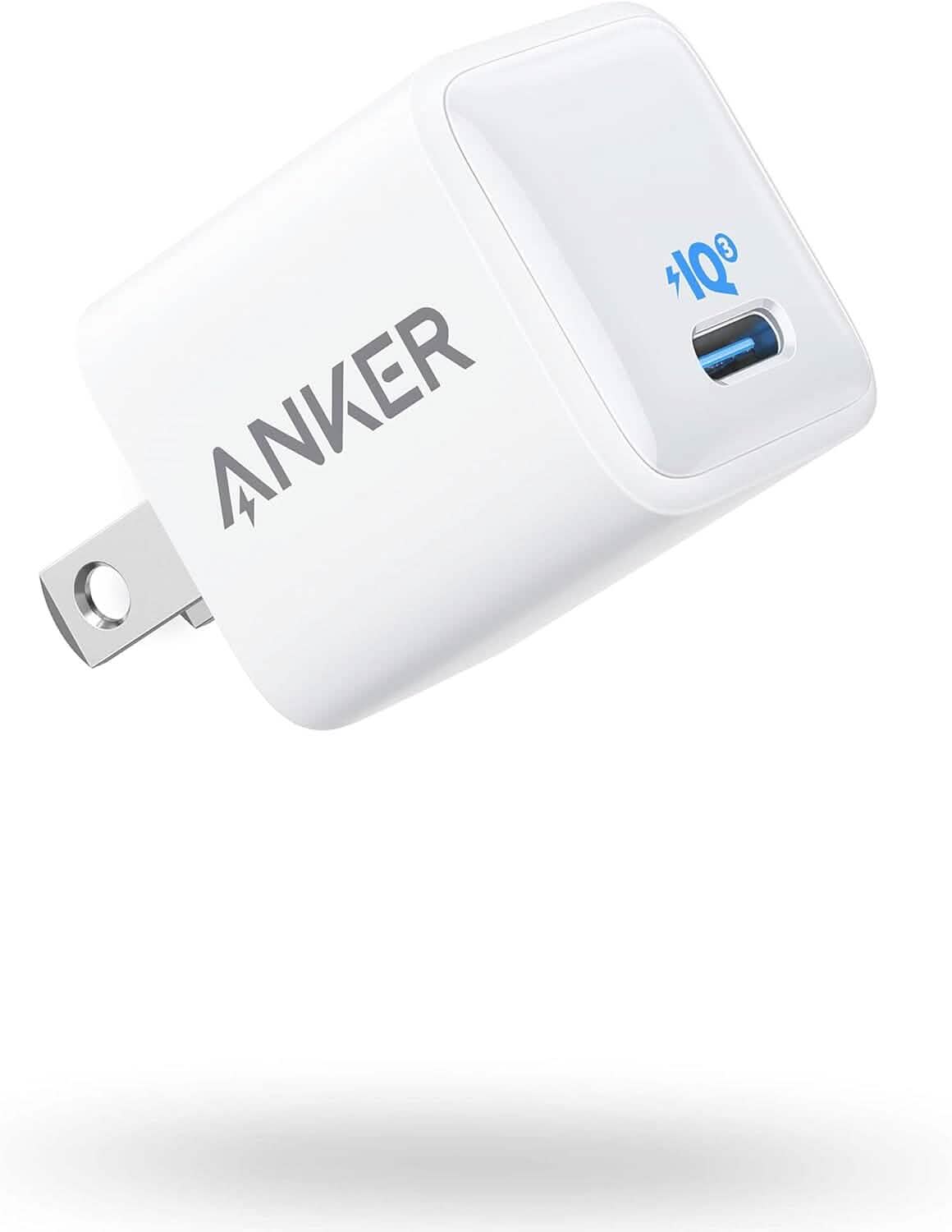 Anker Nano 511 Compact USB-C 18W Fast Charger for iPhone iPad (Refurbished)