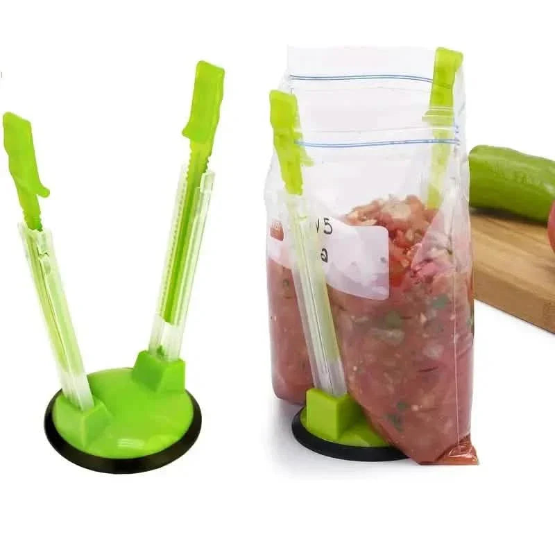 Baggy Rack Holder Plastic Bag for Food Prep