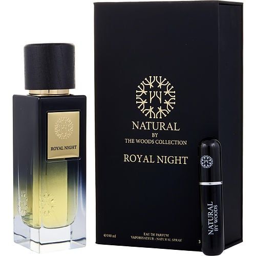 THE WOODS COLLECTION ROYAL NIGHT by The Woods Collection EAU DE PARFUM SPRAY 3.4 OZ (NATURAL COLLECTION) + RECHARGEABLE MINI