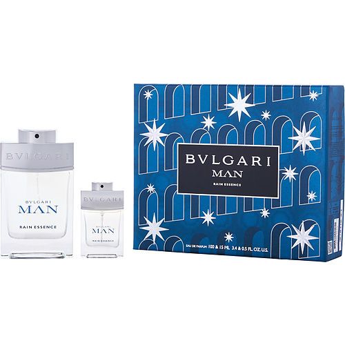 BVLGARI MAN RAIN ESSENCE by Bvlgari EAU DE PARFUM SPRAY 3.4 OZ & EAU DE PARFUM SPRAY 0.5 OZ