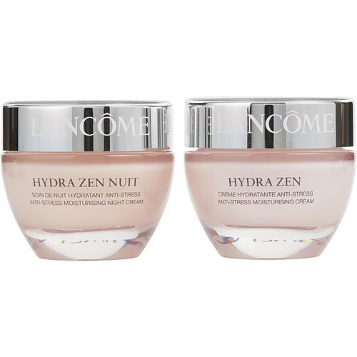 LANCOME by Lancome Hydra Zen Moisturising Partners Set: Anti-Stress Moisturising Cream 50ml/1.7oz + Anti-Stress Moisturising Night Cream 50ml/1.7oz - All Skin Types --2pcs