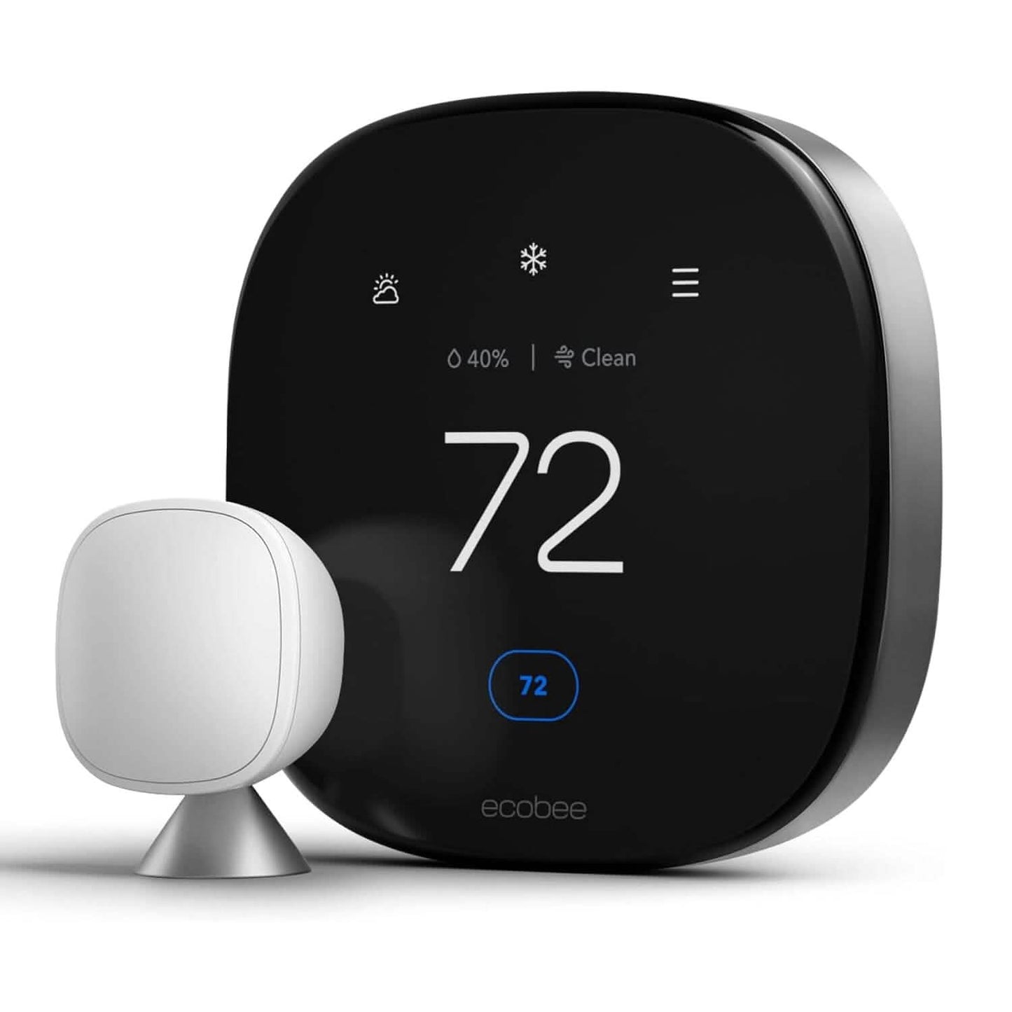 ecobee New Smart Thermostat Premium with Smart Sensor and Air Quality Monitor (Refurbished)