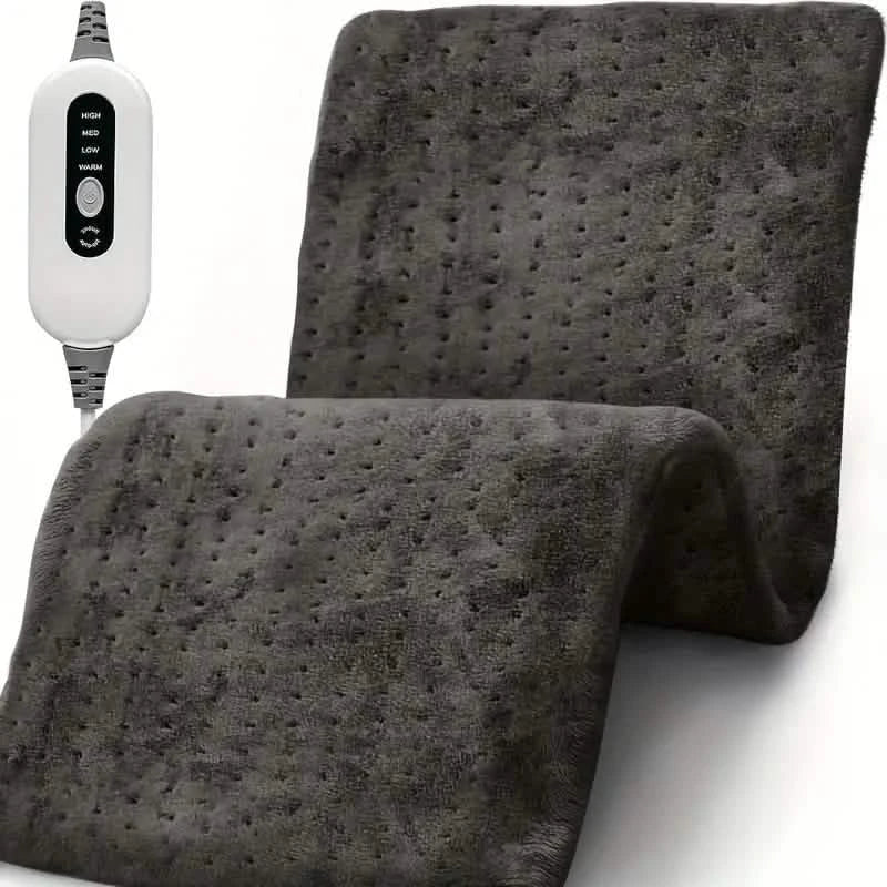 Heating Pad 12x24 Inch Soft Flannel with 4 Heat Levels Up To 150°F and 2-Hour Auto-Off