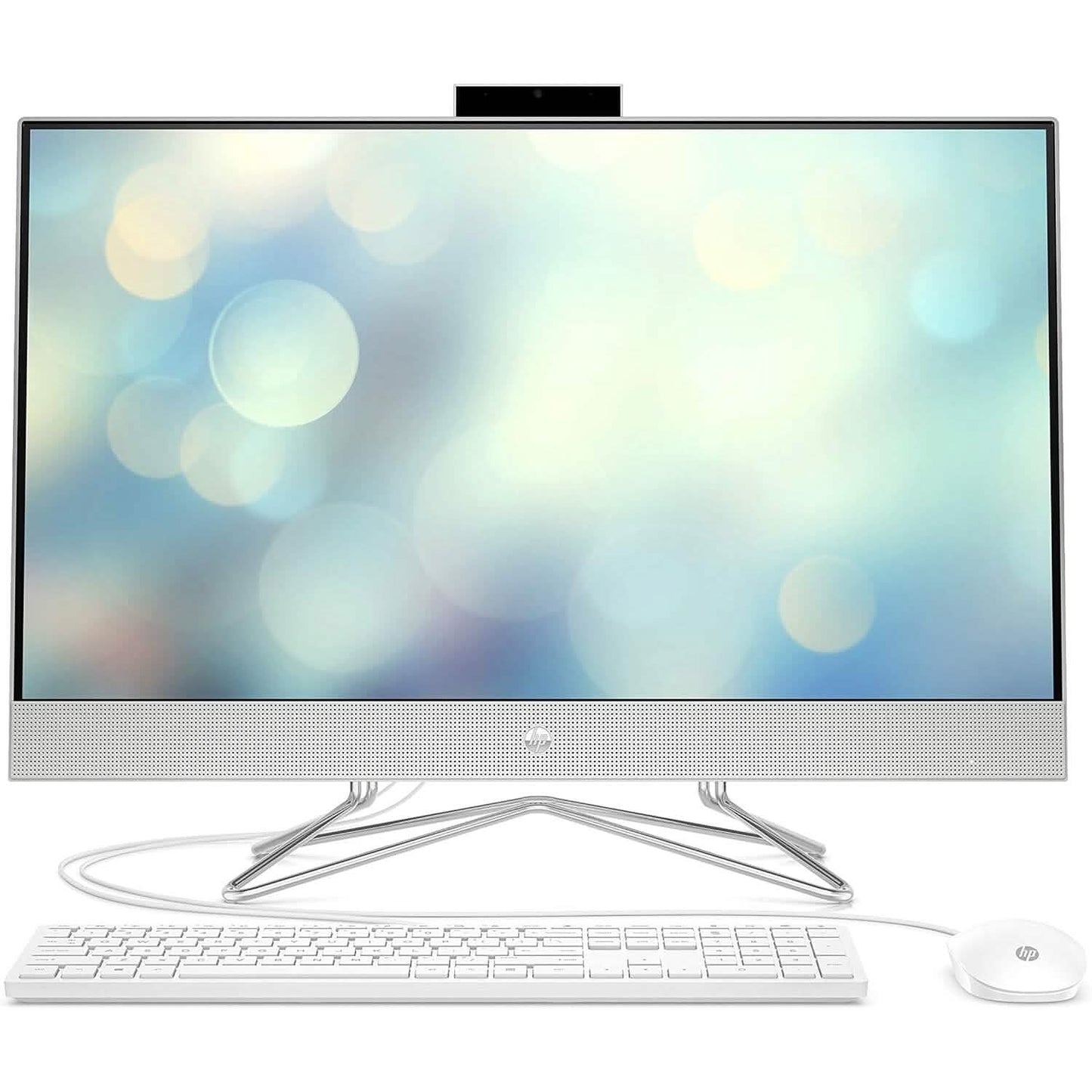 HP All-in-One 27" 11th Gen i5-1135G7, 8 GB RAM, 512 GB SSD, Windows 11 Home Desktop Computer (Refurbished)