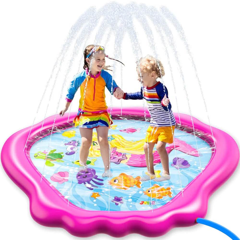 JOYIN Mermaid Kids Sprinkler Mat