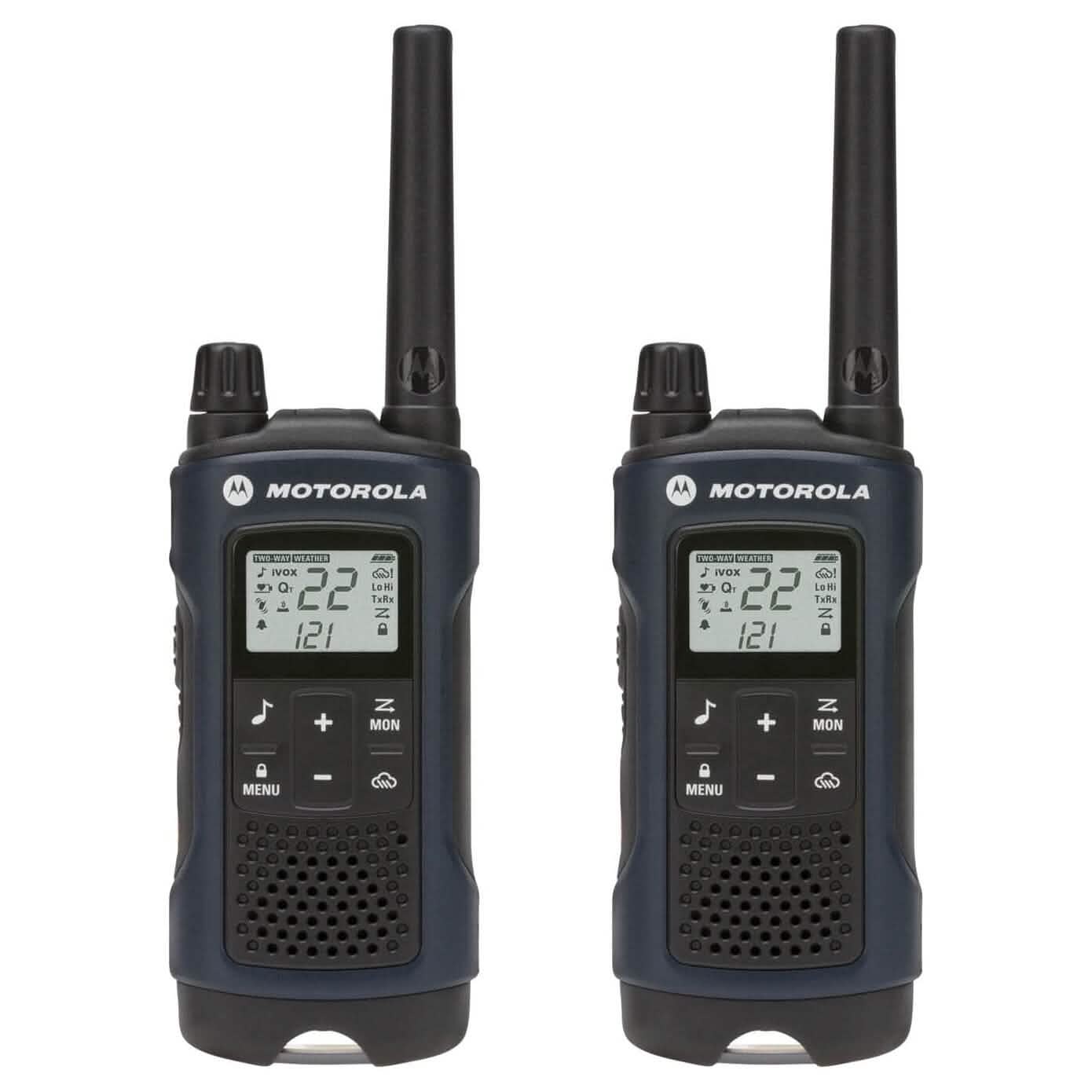 Motorola Solutions Talkabout T460 Rechargeable Two-Way Radio Pair - Dark Blue (Refurbished)