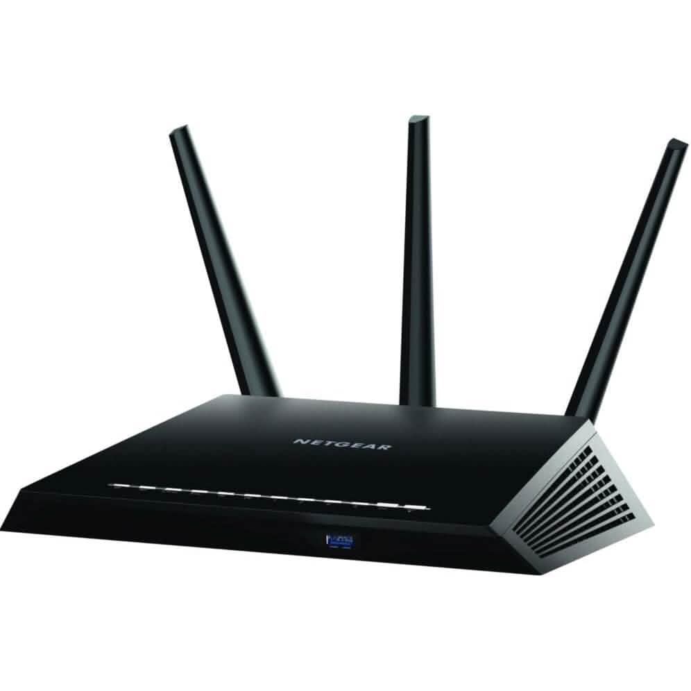 NETGEAR Nighthawk Smart Wi-Fi Router (R7000-100NAS) - AC1900 Wireless Speed (Up to 1900 Mbps) (Refurbished)