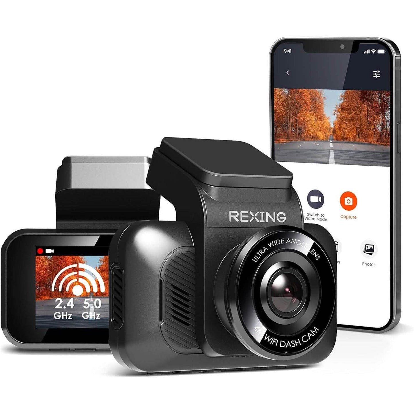 RexingUSA V55 Dash Cam (Refurbished)