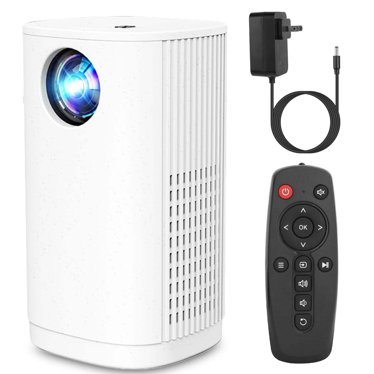 WiFi 1080P Projector Phone Projector Home Movie Projector Compatible with IOS Android iPads U Disk