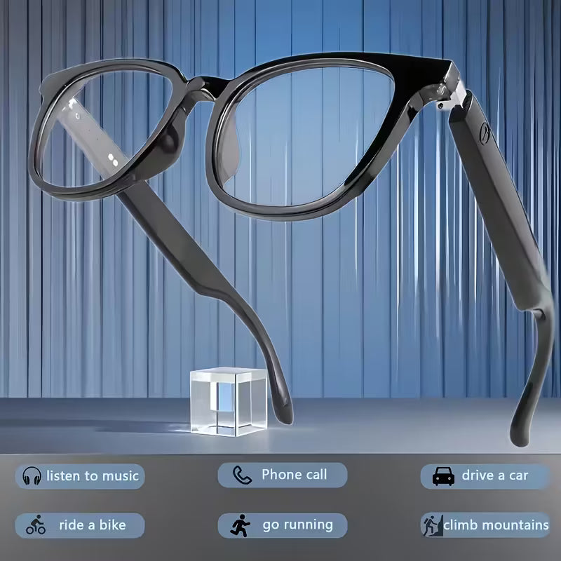2025 Wireless Smart Glasses – Auto-Dimming, Touch Control, Hands-Free Audio