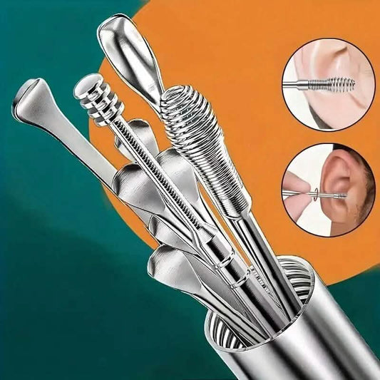 10-Pieces: Stainless Steel Ear Wax Removal Tool Set
