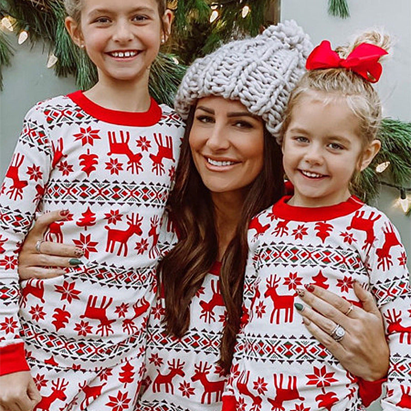 Home Pajamas Parent-child Suit