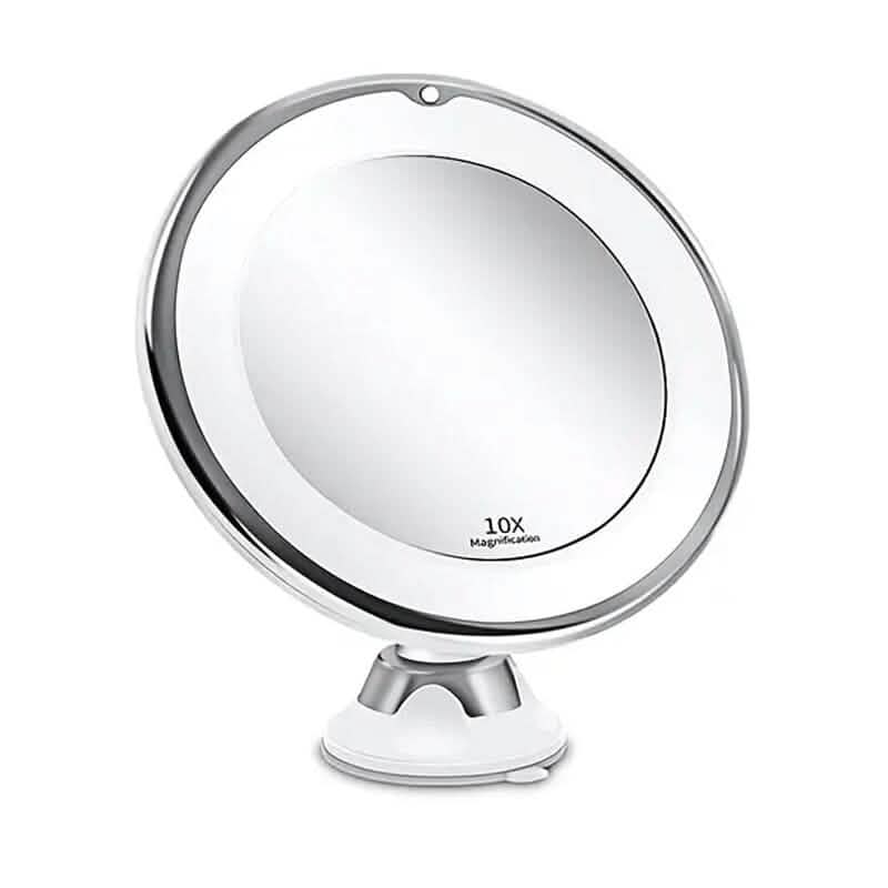 10X Magnifying LED Lighted Makeup Mirror