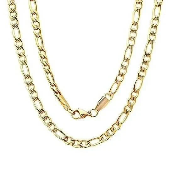 14K Gold Filled Figaro Necklace 20" Unisex