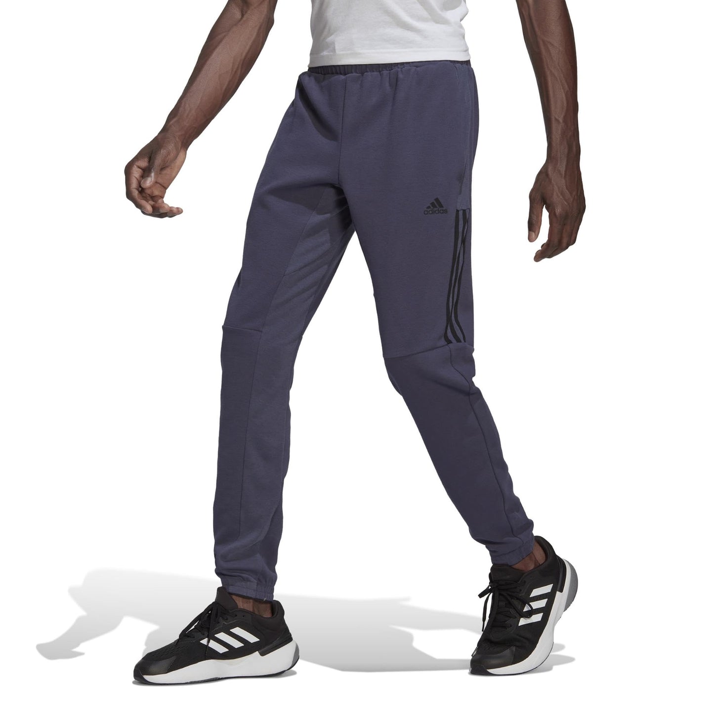adidas Mens AEROREADY Yoga Pants Shadow Navy/Black Large