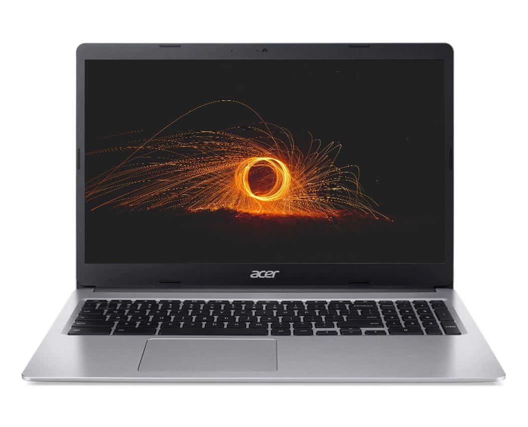 acer 15.6" Flagship HD IPS Chromebook Intel Celeron N Processor Up to 2.79GHz 4GB SDRAM 128GB Storage Webcam Super-Fast 6th Gen WiFi MSD Slot Chrome OS Dove Grey(Renewed)