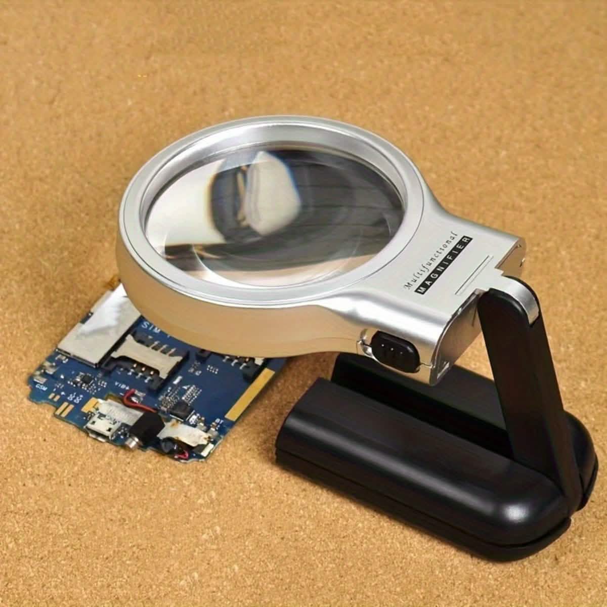 Foldable HD Multi-Power Magnifying Glass (Handheld & Desktop)