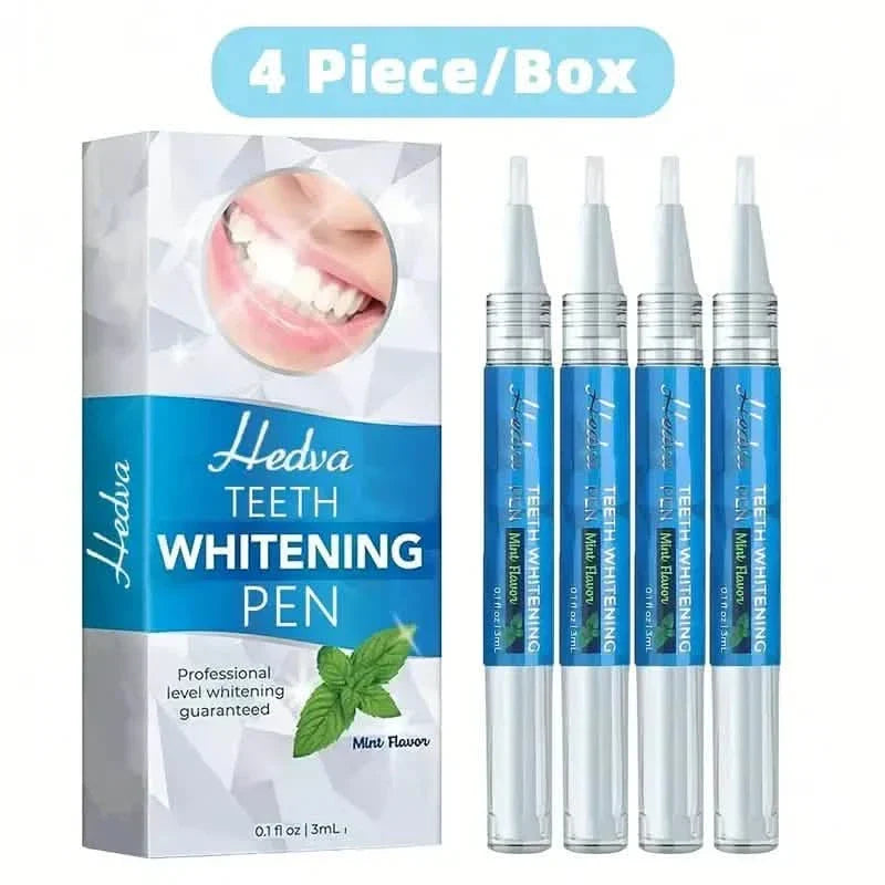 4-Pack: Bright White Mint Flavor 3Ml/0.1Fl Oz Teeth Whitening Gel Pen