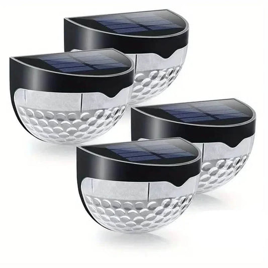 4-Pack: Solar Fence Lights Solar Deck Lights