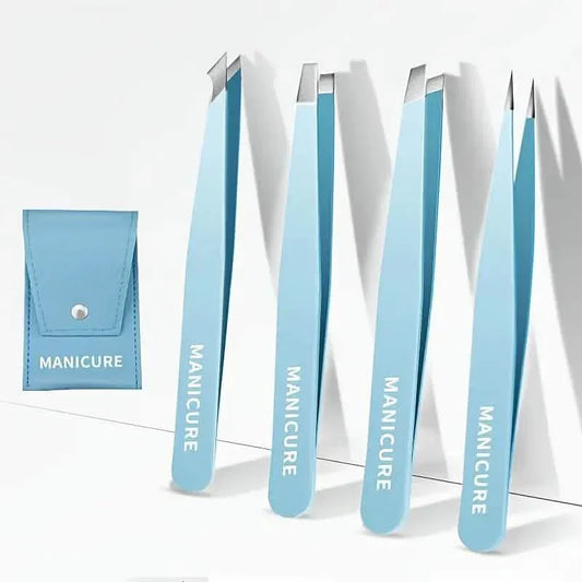 4-Pieces: High-Quality Eyebrow Tweezer