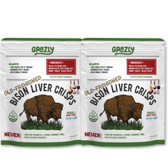 Bison Liver Crisps - 100% Grass-Fed/Finished