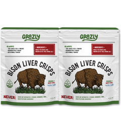 Bison Liver Crisps - 100% Grass-Fed/Finished