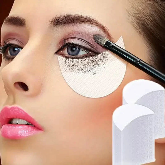 50-Pack: Alcohol-Free Protector Guards for Eyeliner, Mascara, and Lip Makeup Application