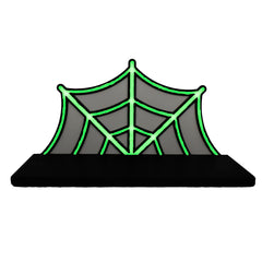Spider Web Floating Shelf | Spooky Halloween Decor Shelf | 9" Wide x 5" Deep | Made in USA
