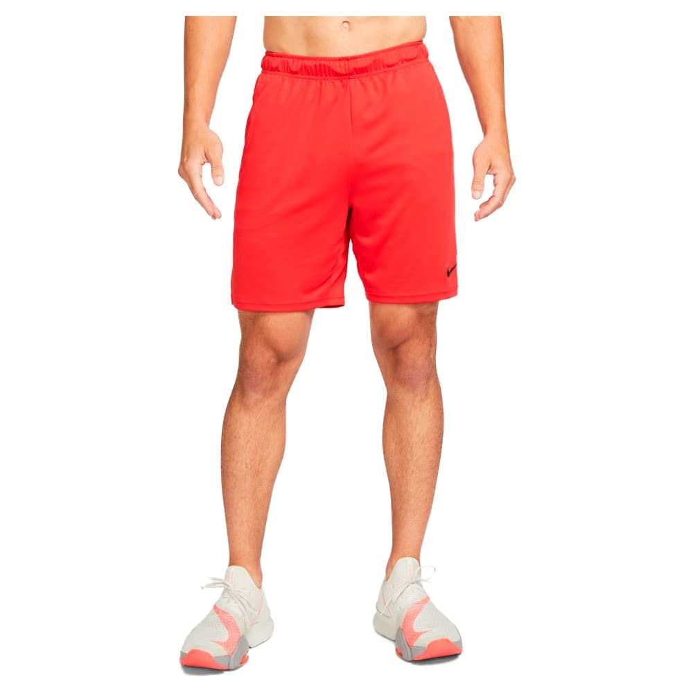 Nike DF Knit Short 6.0 Training Shorts Red | Black Large