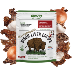 Bison Liver Crisps - 100% Grass-Fed/Finished