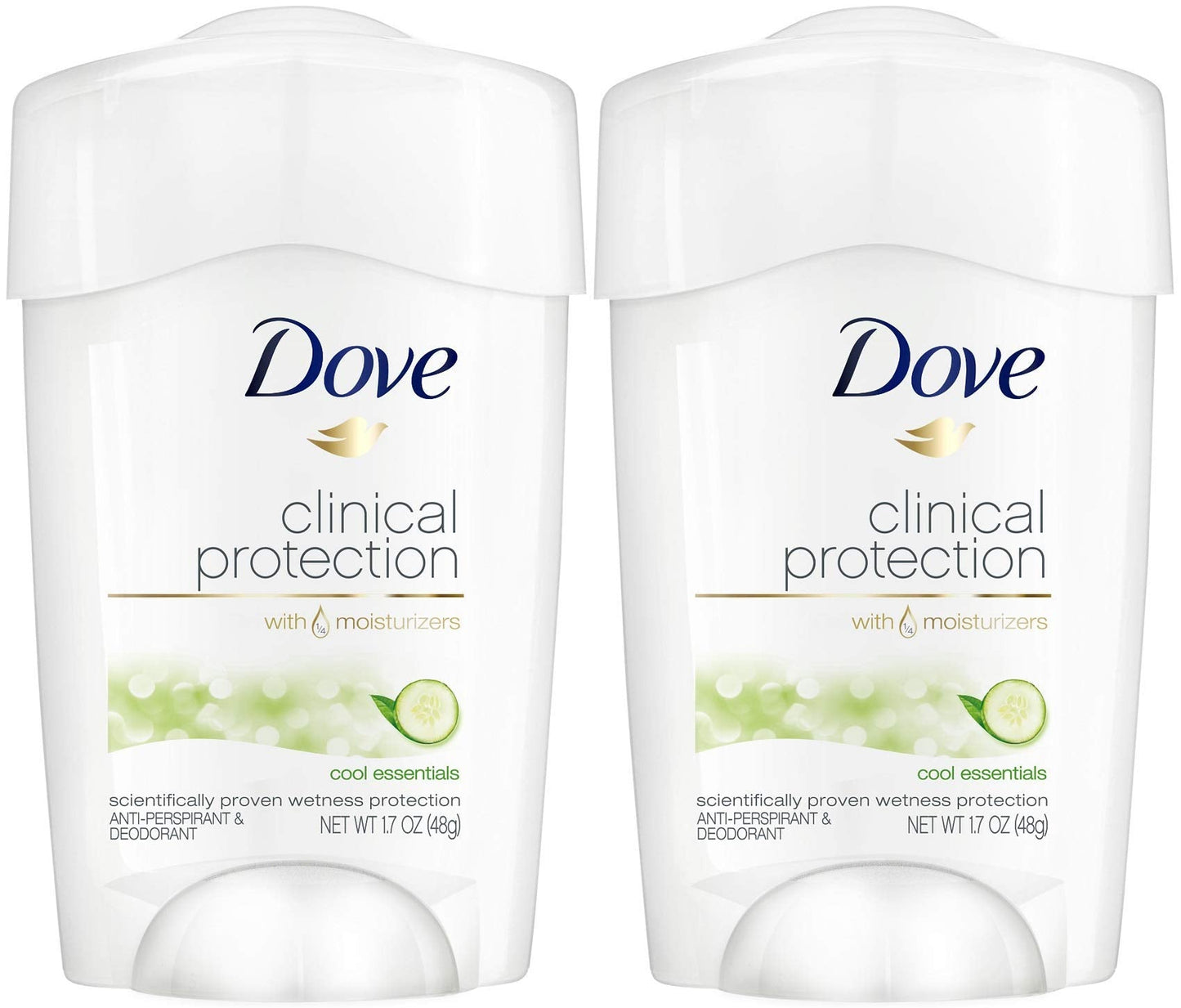 Dove Clinical Protection Antiperspirant Deodorant Cool Essentials 1.7 oz