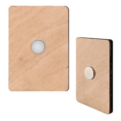 Spooky Houses Decorative Eco Wood Magnets Set of 6 by G. Debrekht - Halloween Decor - 8090007G-S6