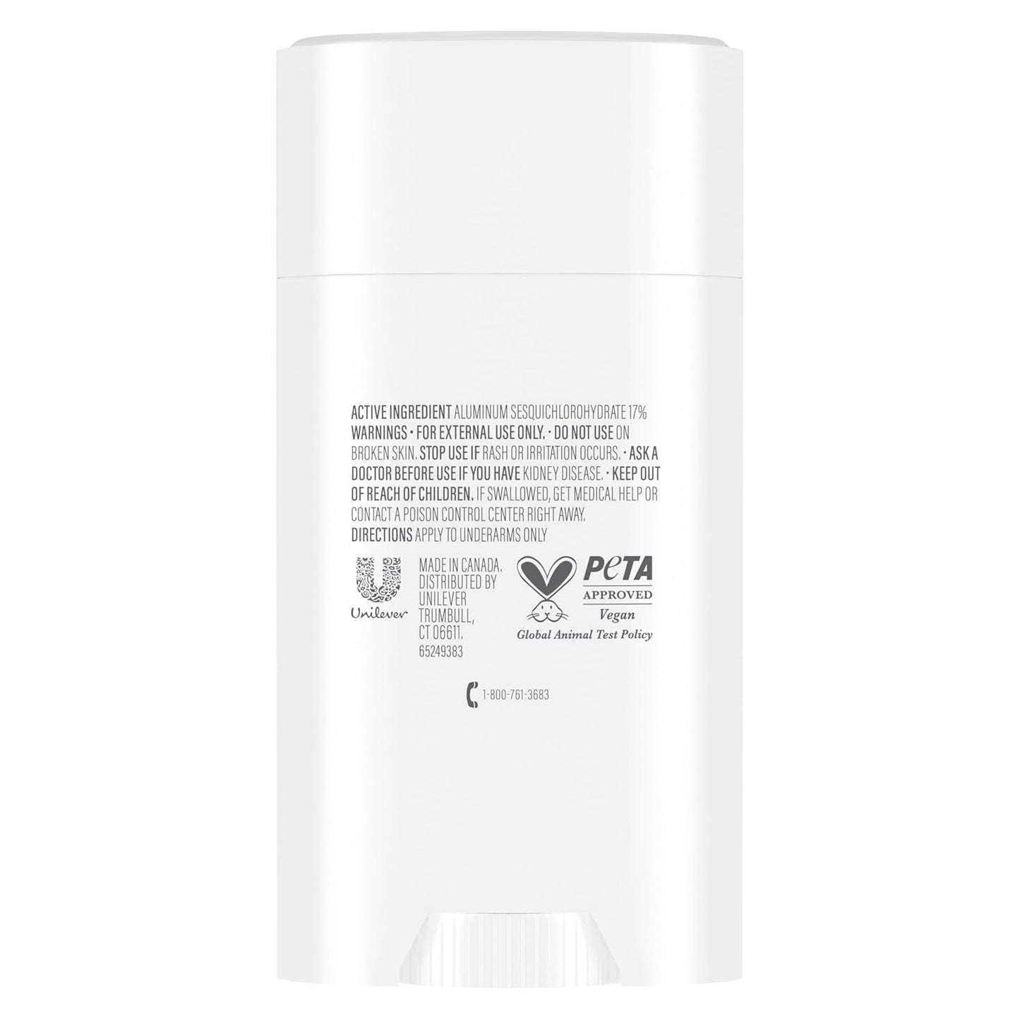 Dove Clinical + Care Antiperspirant Deodorant Invisible Solid Stick for Women Fresh Peach with Nourishing Serum 2.6 oz