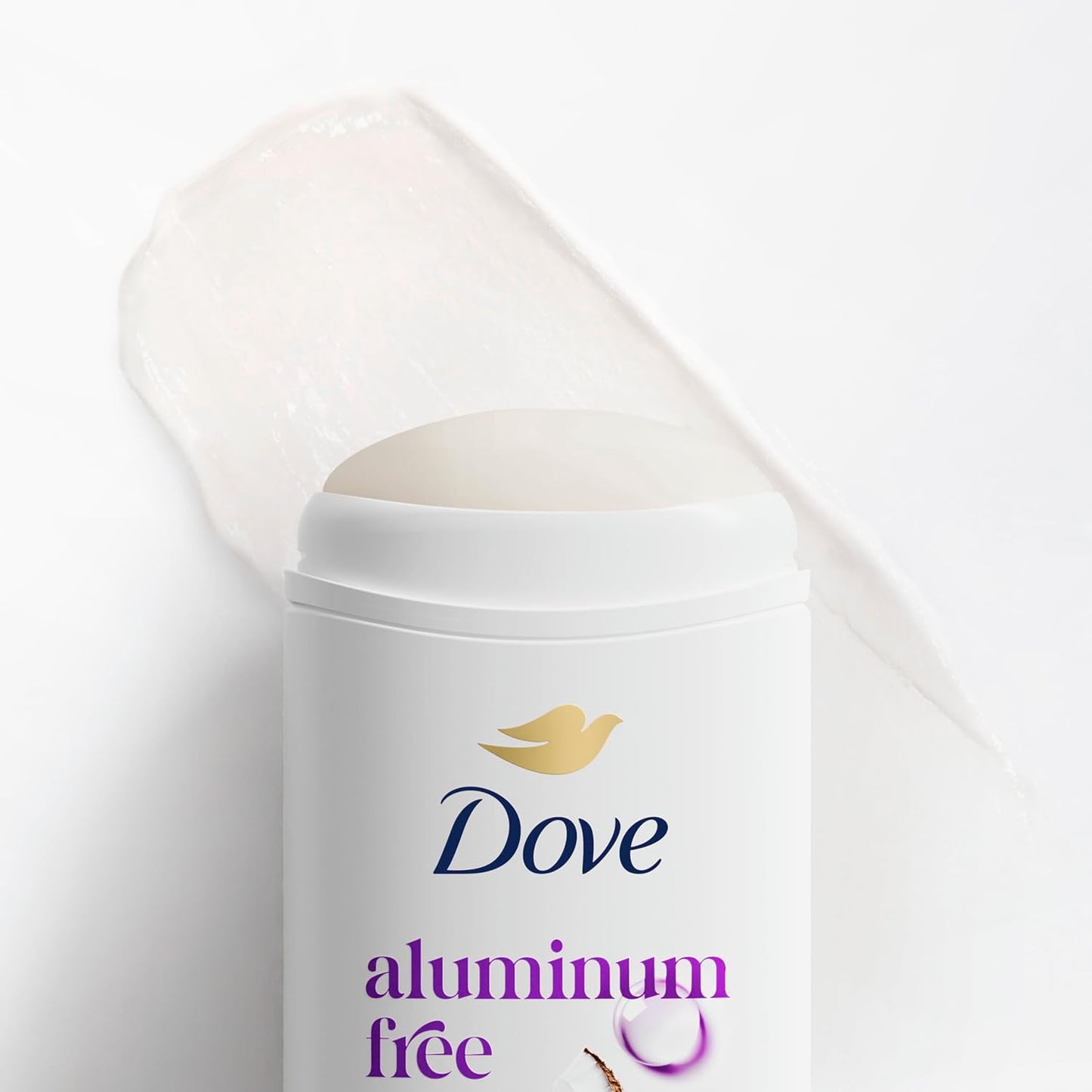 Dove Deodorant Stick for 72 Hour Odor Protection Coconut & Pink Jasmine Aluminum Free 2.4 oz