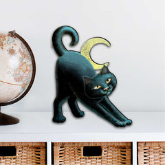 Spooky Halloween Cat Door Decor by Laura Seeley - Thanksgiving Halloween Decor - 8512054H
