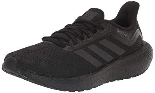 adidas Unisex Pureboost 22 Running Shoe Black/Black/White 7.5 US Men