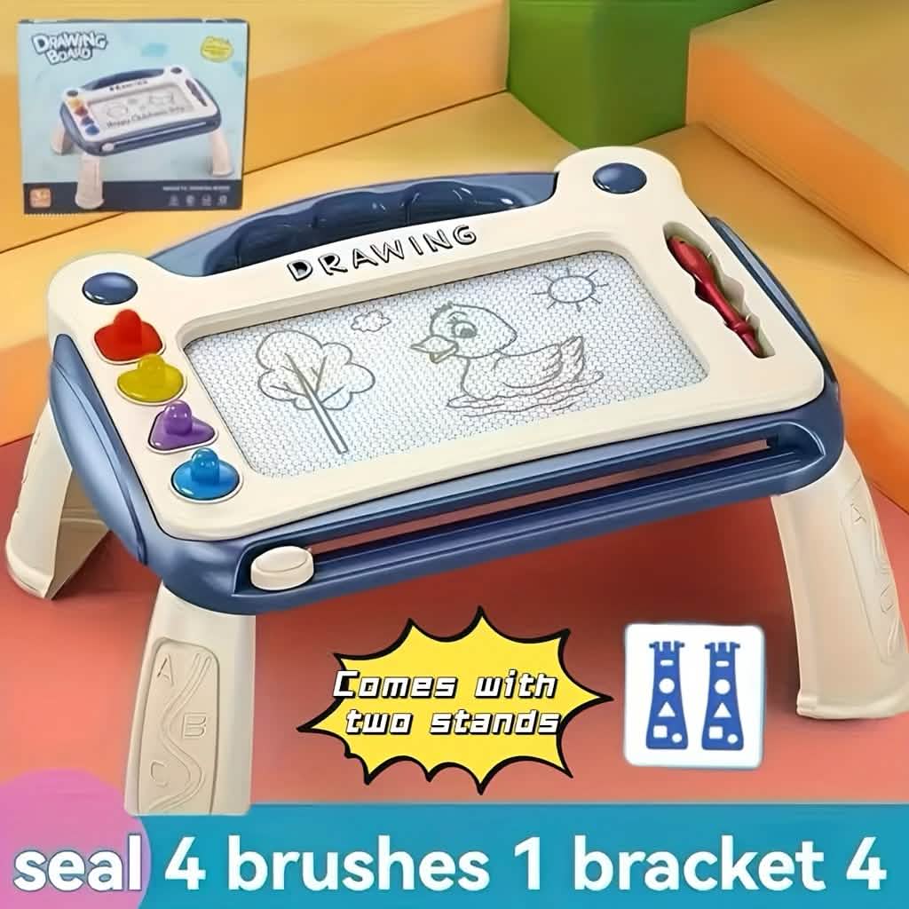 Magnetic 3-in-1 Drawing Board Toy, Draw, Write, Erase & Repeat