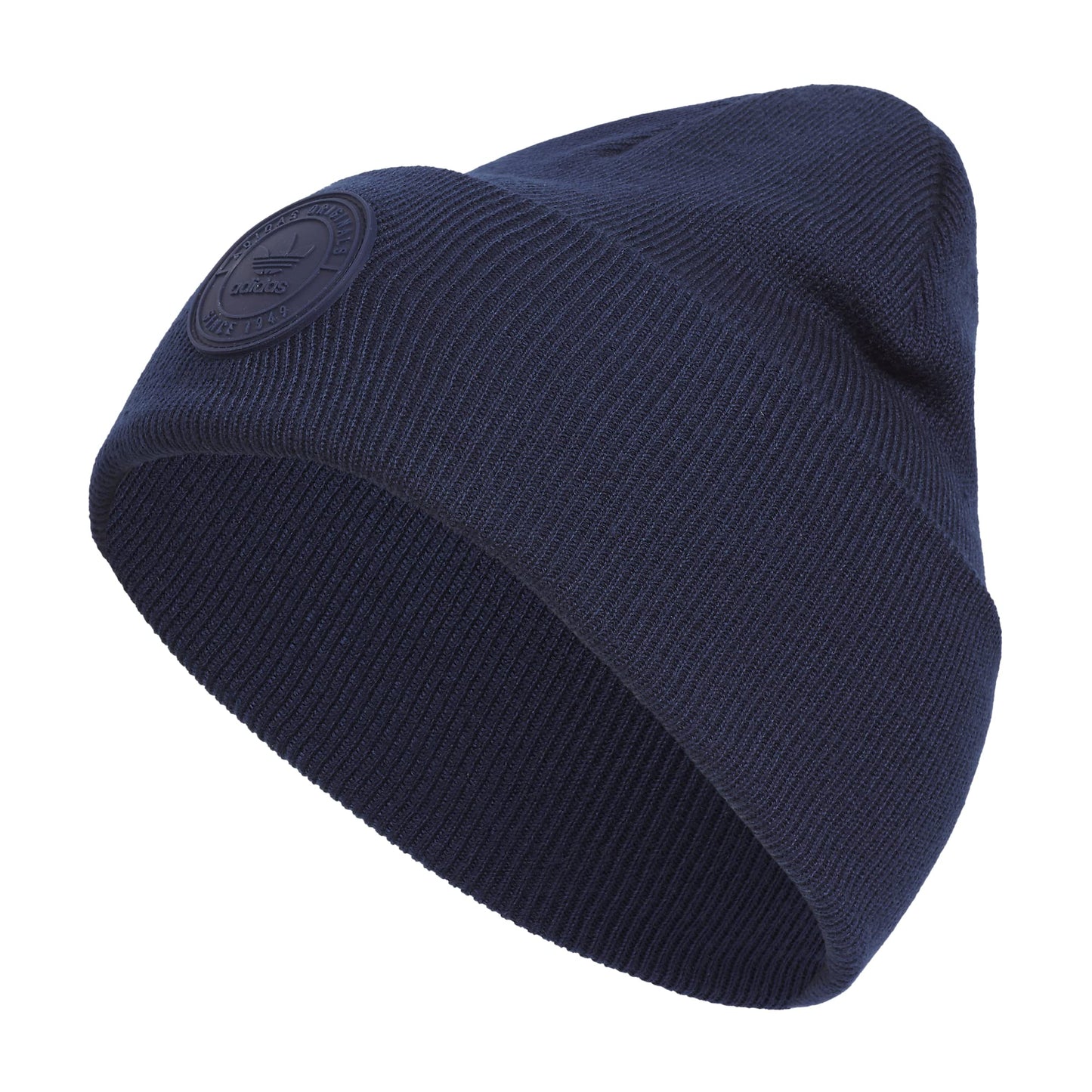 adidas Originals Resort 4" Wide Cuff Fold Beanie Tall Fit Night Indigo/Night Indigo one_Size